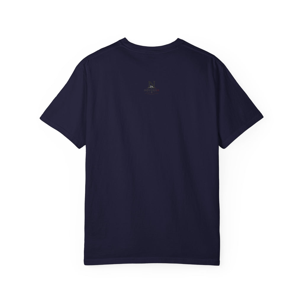 Novique Yacht T-Shirt — Vintage Mountain Crest Graphic Tee