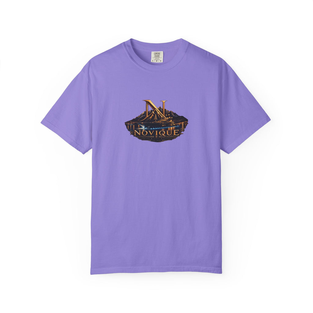 Novique Yacht T-Shirt — Vintage Mountain Crest Graphic Tee