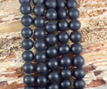 Matte Onyx aka Black Agate Round